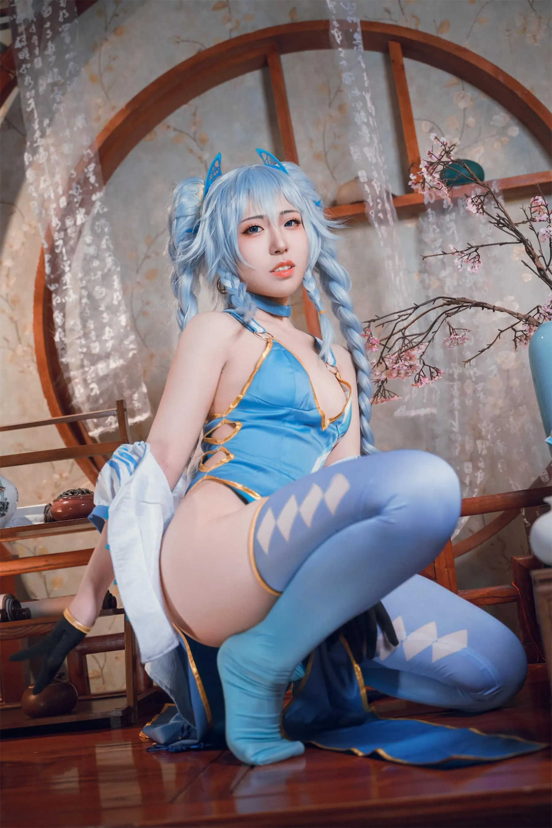 虎森森 – NO.17 少女前线 翠雀媚 [41P]插图5